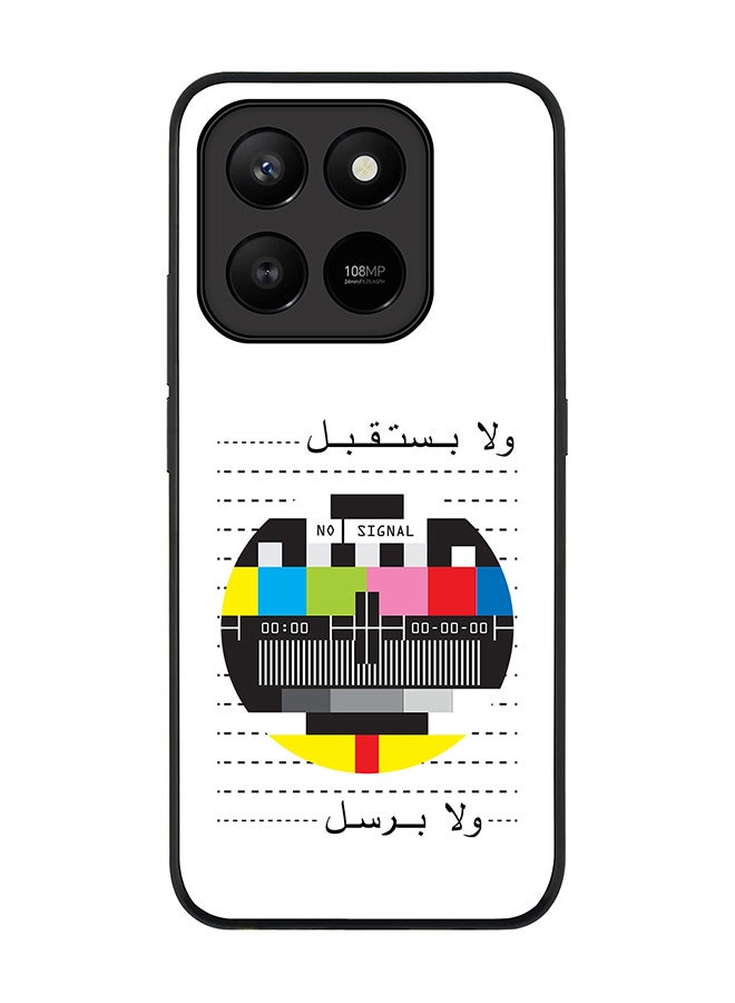 For Honor X7d 4G / X7d 5G / 400 Smart Case,Slim fit Camera Protection, Shockproof Thin Phone cover  - No Signal Arabic